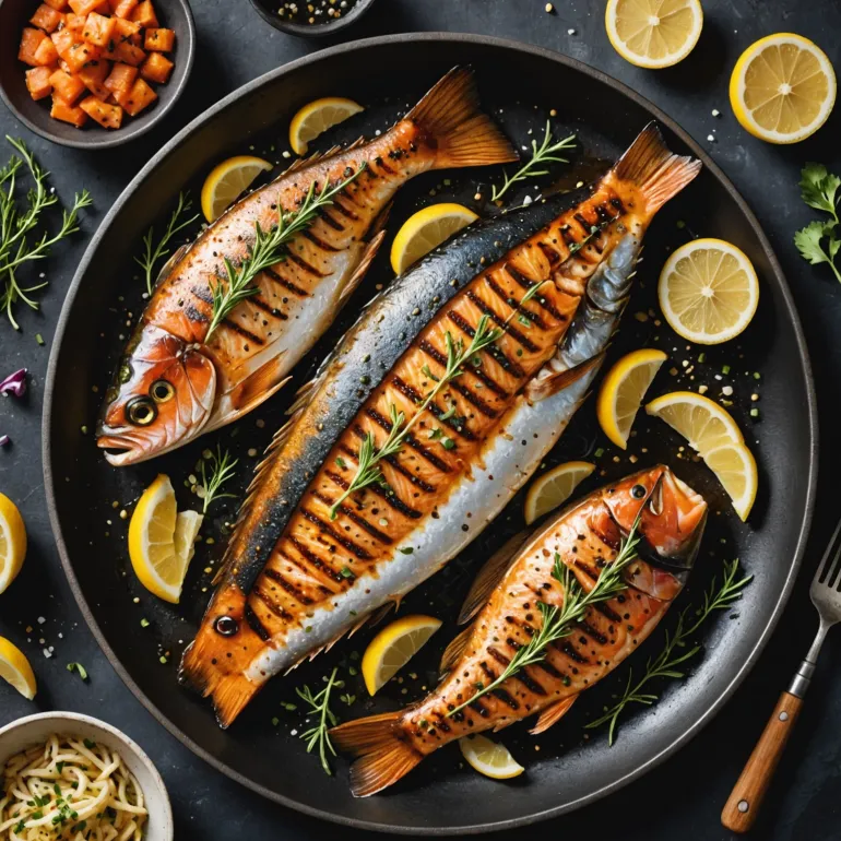 Основные блюда: искусство приготовления рыбы на мангале